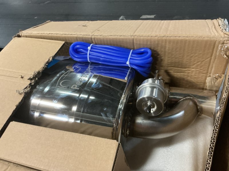 Condition photo showing Good Condition for 2.5 inch valved muffler exhaust cutout with muffler cat back exhaust system kit 2.5"