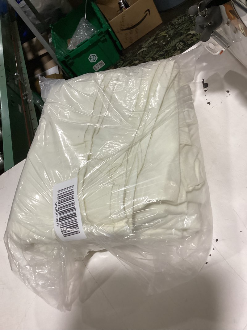 Condition photo showing As Is for organic brushed cotton sheet set full
