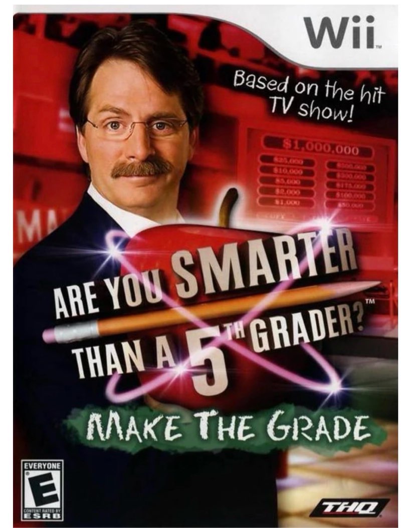 are you smarter than a 5th grader: make the grade - nintendo wii