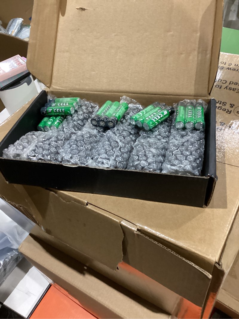Condition photo showing Good Condition for Missing 1 flashlight.     RECHOO LED Flashlight 6 Pack, Tactical Flashlights High Lumens with 3 Modes, Pocket Small Flash Light, Waterproof Zoomable Flashlights for Home Emergency, Camping Essentials (Battery Included) Black 6 Pack