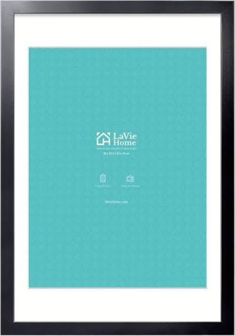 lavie home 20x30 black  picture frames 1 pack  l315-blk-20x30-1p-7889