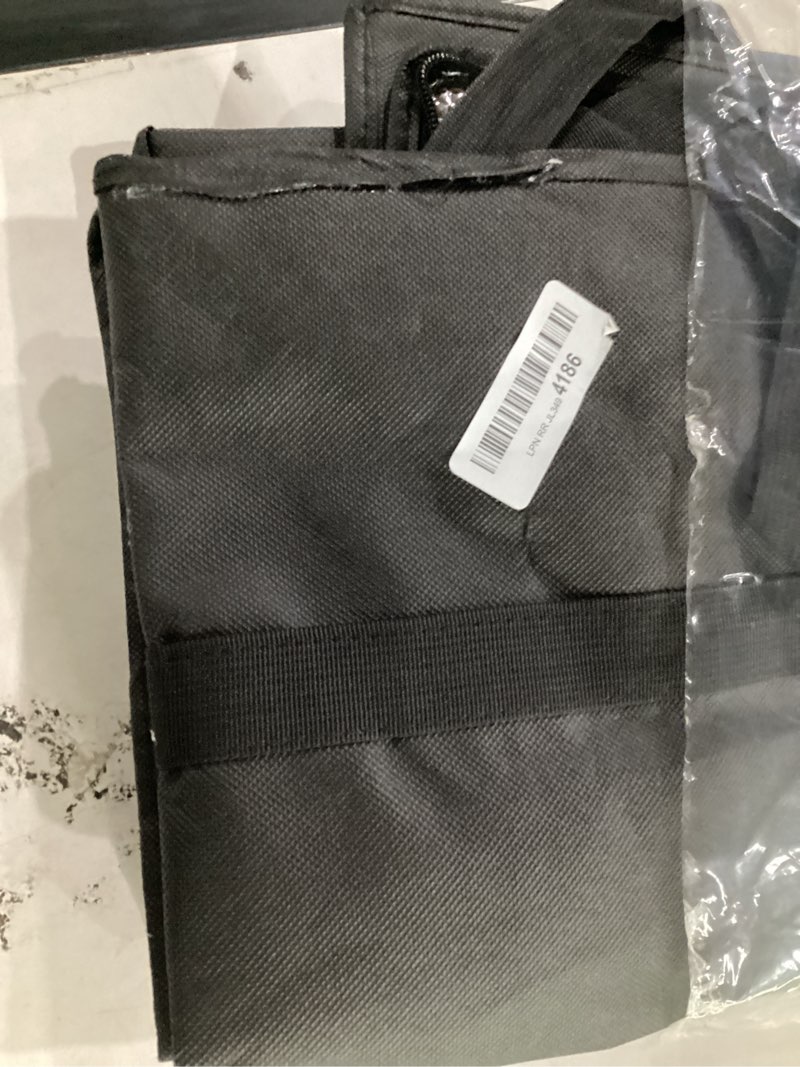 Condition photo showing Good Condition for peasug insulated bags for food delivery, xxxl pizza delivery bags, large capacity cooler bag keep food warm for grocery shopping and catering, foldable, heavy-duty (black) xxx-large black 1