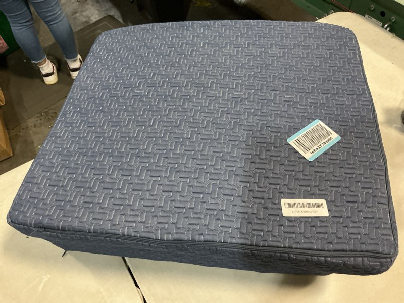 Condition photo showing Good Condition for ganondorf extra large egg crate recliner seat cushion for elderly tufted furry booster foam cushion, pressure relief for long sitting orthopedic chair cushion for recliners office chairs, navy