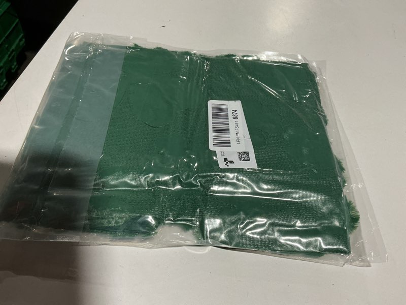 Condition photo showing Good Condition for st patricks day throw pillow covers decorations 18x18 in 2-piece set,green pillow covers linen spring pillow case home sofa st patricks day decor. saint patrick001