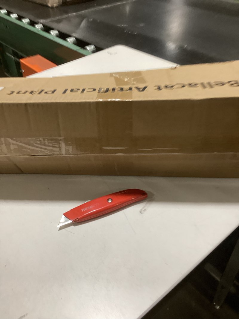 bellacat 7ft artificial citrus tree with lifelike leaves, 84in faux citrus tree with realistic trunk