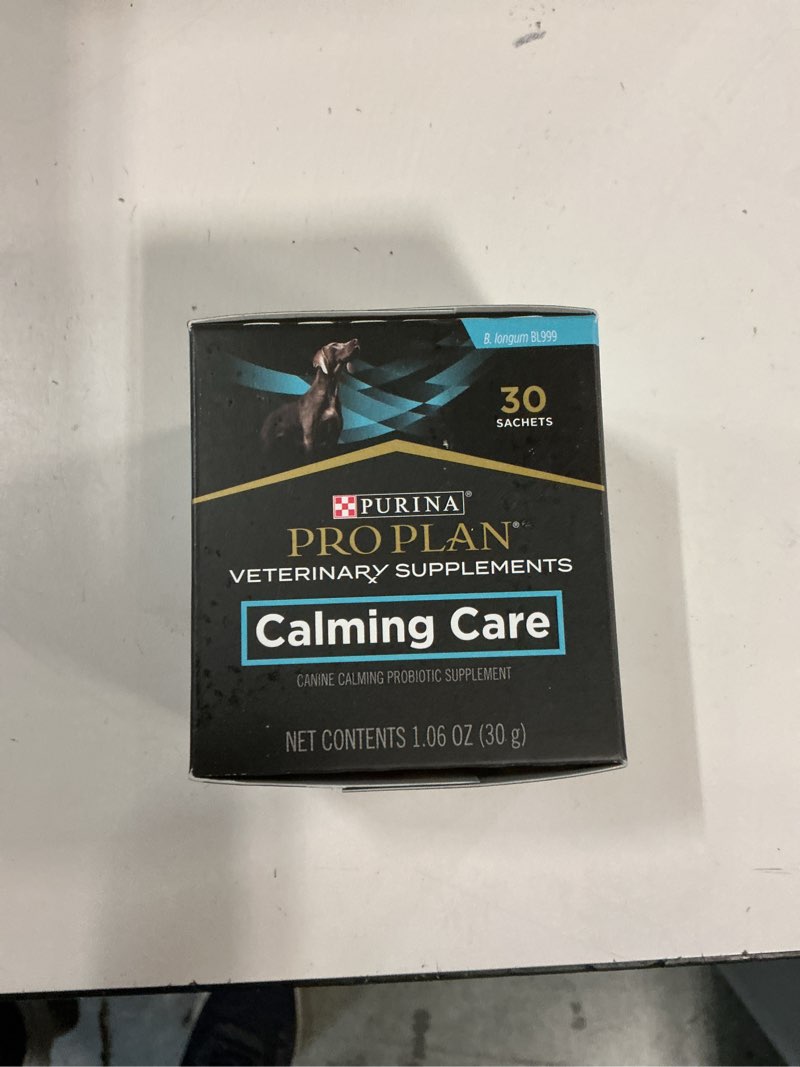 Condition photo showing New/Like New for Best by 01/27 Purina Pro Plan Veterinary Supplements Calming Care - Calming Dog Supplements - 30 ct. Boxes