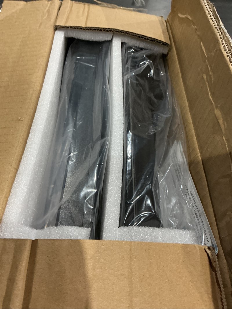 Condition photo showing New/Like New for 2025 New Solar Street Light, Solar Street Lights Outdoor Waterproof Dusk to Dawn 7000K LED Security Flood Light with Motion Sensor and Remote Control for Pathway, Entryway & Yard 9800W-2 Pack Black