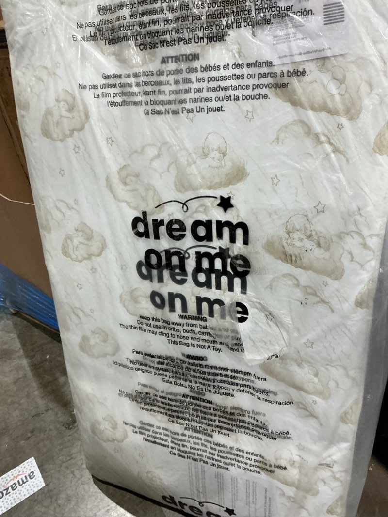 Condition photo showing Good Condition for dream on me 2-in-1 breathable 2-sided mini/portable crib innerspring mattress