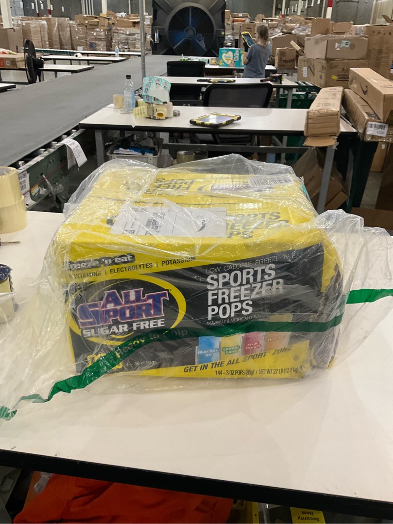 Sports Freezer Pops Sugar Free