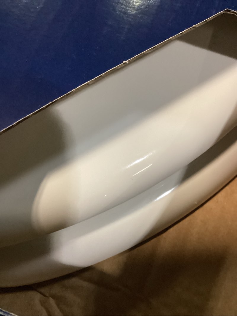Condition photo showing As Is for project source round toilet seat white 16.93in