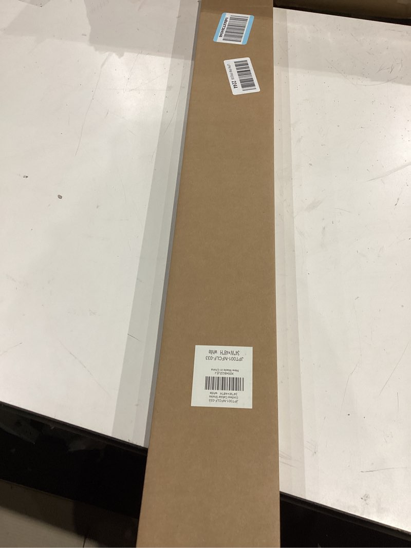 Condition photo showing New/Like New for lazblinds no tools no drill cordless cellular shades, light filtering honeycomb shades for home, thermal insulation blinds for windows, 34" w x 48" h, white light filtering-white 34" w x 48" h
