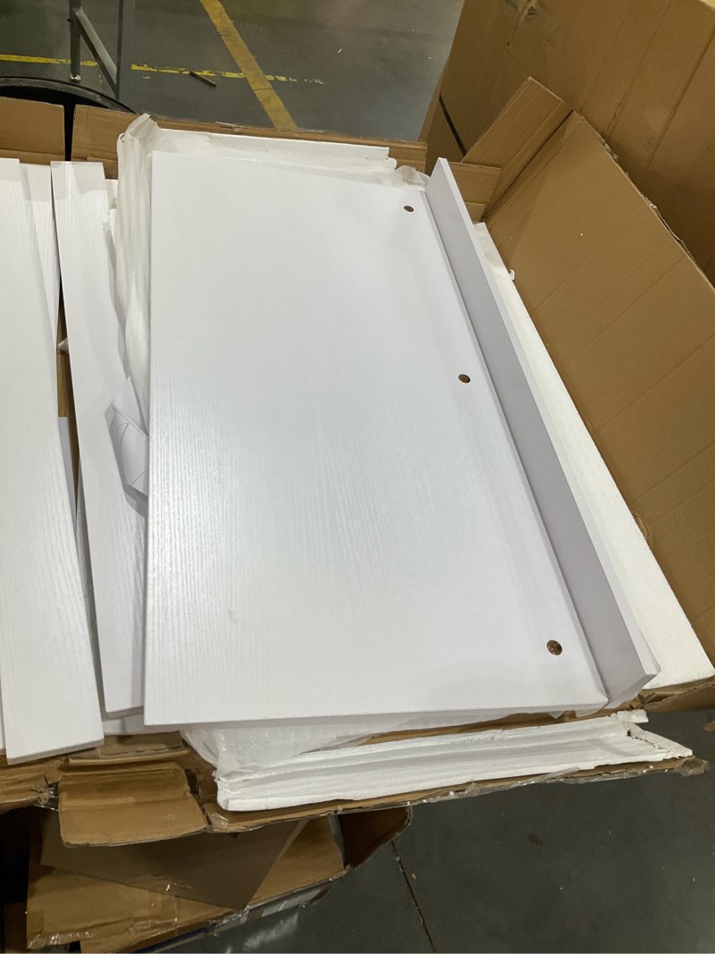 Condition photo showing Good Condition for wire shelf covers, 5pcs 33w x 16d wire rack cover for wire shelving (white) | moisture resistant wires rack cover with no installation for pantry, closet, kitchen, 0.39 inch thick 33 x 16 inch