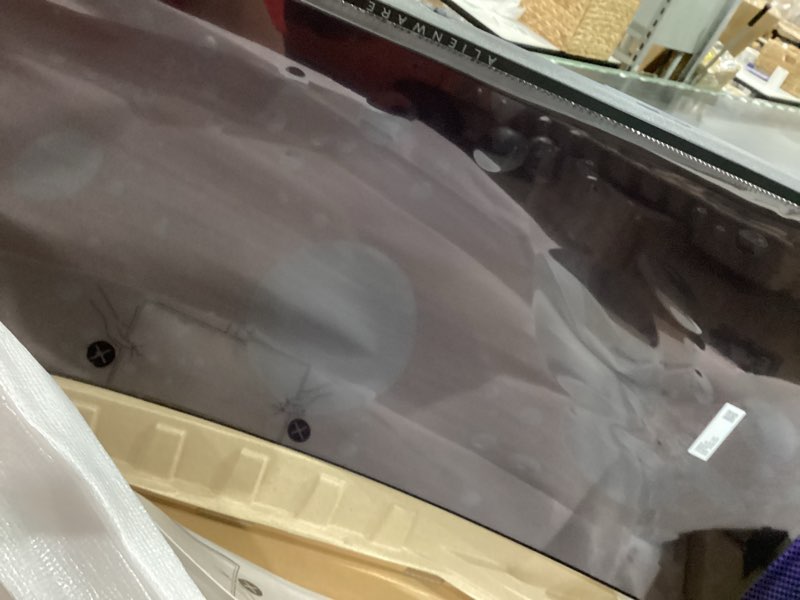 Condition photo showing As Is for dead screen as is!!!     alienware 34 240hz qd-oled curved gaming monitor - aw3425dw - 34.2-inch wqhd (3440 x 1440) 0.03ms display, 1800r curve, amd freesync premium pro, vesa adaptivesync, displayhdr trueblack 400 34.2 inches 110 pixels per inch aw3425dw