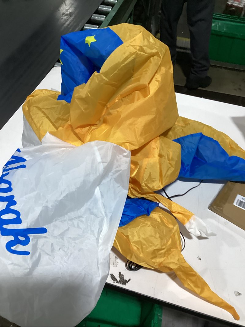 Condition photo showing Good Condition for 5FT Outdoor Inflatable Ramadan Moon Decorations, Inflatable Eid Mubarak Decor with LED Lights, Waterproof Blow Up Muslim Holy Celebration Decor, Muslim Holidays Inflatable for Yard Garden Lawn Indoor
