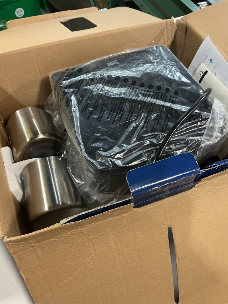 Condition photo showing Good Condition for beko automatic turkish coffee maker | 6-cup turkish greek coffee machine with anti-spill sensor, fast brewing, ul certified, matte black, 120v, induction, water tank, sensor cook technology