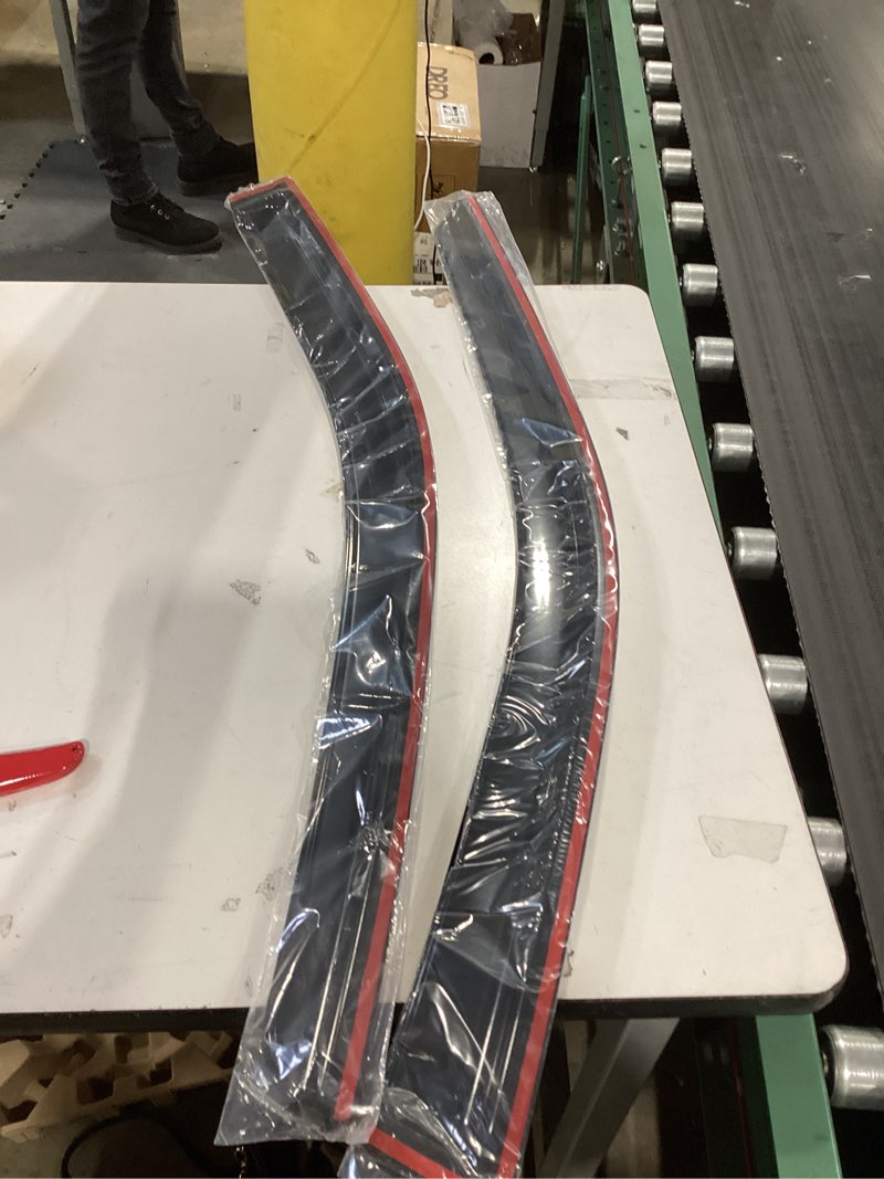 Condition photo showing As Is for JOYTUTUS Low Profile Vent Visor Compatible with 2015-2024 Ford F150, 2017-2024 F-150 Raptor Crew Cab, Outside Mount Car Window Rain Guards Deflectors, Vent Shades Accessories