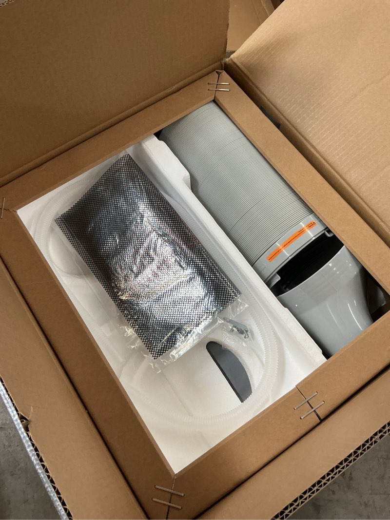 Condition photo showing Good Condition for 14000 btu portable air conditioner 3 in 1 multifunctional unit with remote, ideal for cooling 750 sq.ft spaces in homes and offices, with dehumidifier & fan, remote control, sleep mode, 24h timer