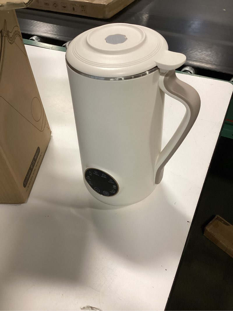 Condition photo showing Good Condition for 8-in-1 Nut Milk Maker, 40.5oz (1200ml) Capacity, Homemade Almond, Oat, Coconut, Soy, Plant-Based Milks, Automatic Blender with Delay Start, Keep Warm, Self-Cleaning, Boil Water Functions- White