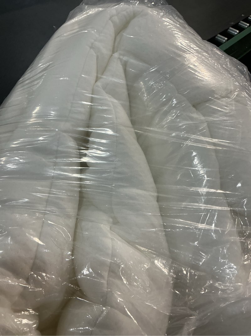 Condition photo showing Good Condition for ultra soft king size mattress topper - viscose made from bamboo pillow top mattress pad for back pain relief - naturally cooling for hot sleepers, white white king