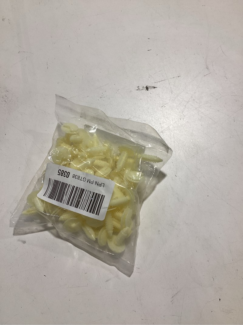 Condition photo showing New/Like New for 50 pcs nylon door trim panel retainer clip, interior door panel clip replaces for gm 363137, compatible with chevrolet cadillac buick blazer silverado truck gmc yukon