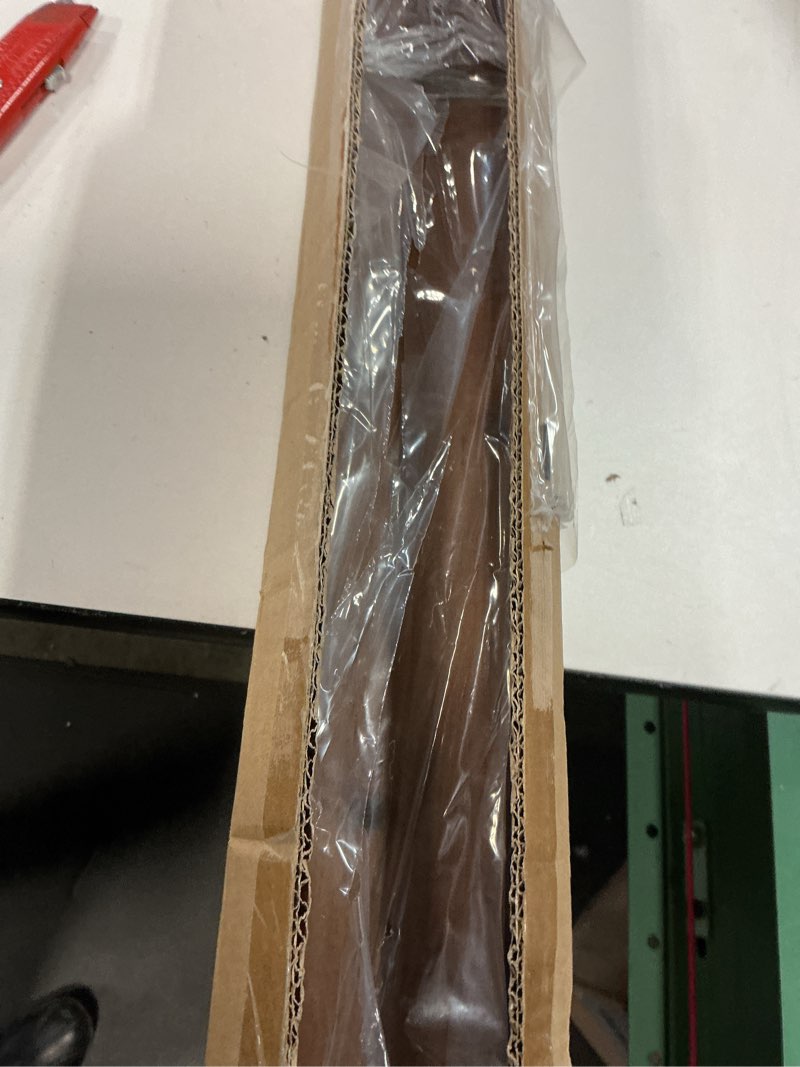 Condition photo showing Good Condition for FUIN 5ft (58\") Wood Blanket Ladder Living Room Decorative Wall Leaning Farmhouse Quilt Display Holder Wooden Towel Rack for Bathroom, Rustic White Non-KD Side Rails Brown 