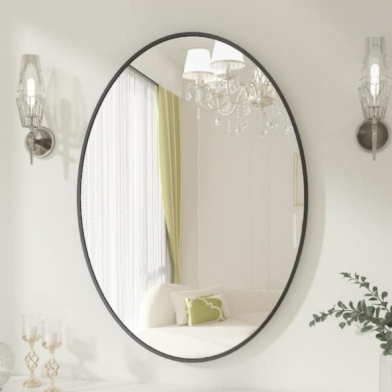 Oval mirror 24”x36” 