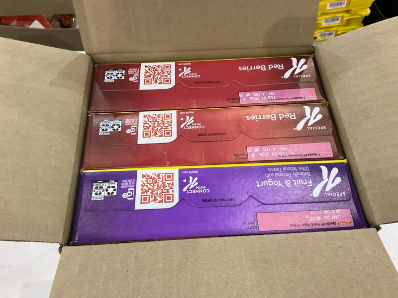 Condition photo showing New/Like New for Kellogg’s Special K Breakfast Cereal, Family Breakfast, Fiber Cereal, Family Size, Variety Pack (3 Boxes) 16.37 Ounce (Pack of 3)
