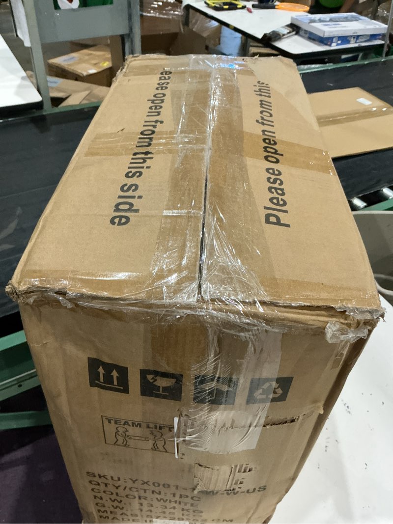 Condition photo showing Good Condition for tralt ergonomic office chair - desk chair with adjustable lumbar support compute, white