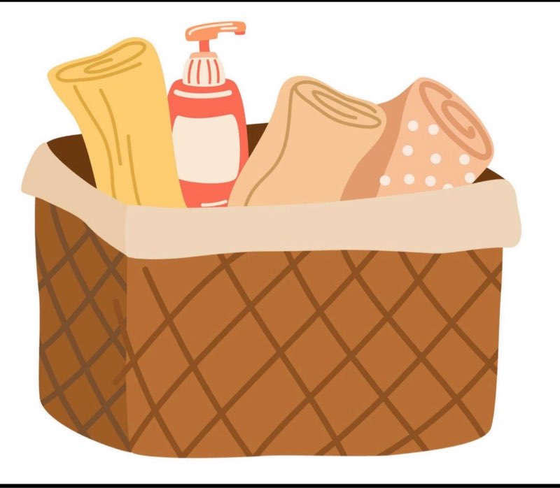 assorted lot of bathroom accessories (towels, soap holders, loofahs, etc) 