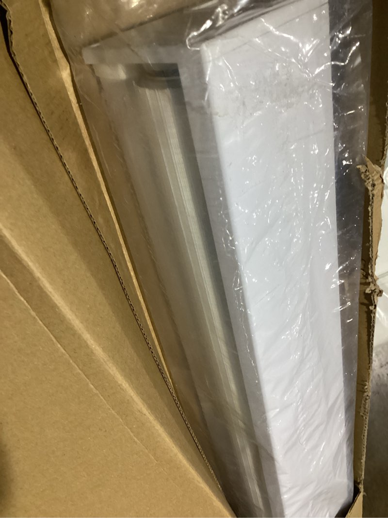 Condition photo showing Good Condition for Joydeco No Drill Zebra Blinds for Windows, Cordless Day & Night Dual Sheer Roller Shades, Easy Installation, Free-Stop Lift System, Light Filtering Privacy Blinds for Home(White,15" W x 48" H) A-white (No Drill) 15"W x 48"H