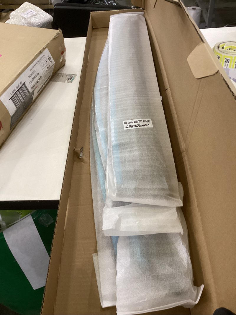 Condition photo showing As Is for Window Deflectors for Toyota RAV4 2013-2018 Vent Visors Black Rain Guards Reinforced Acrylic 4 Pcs