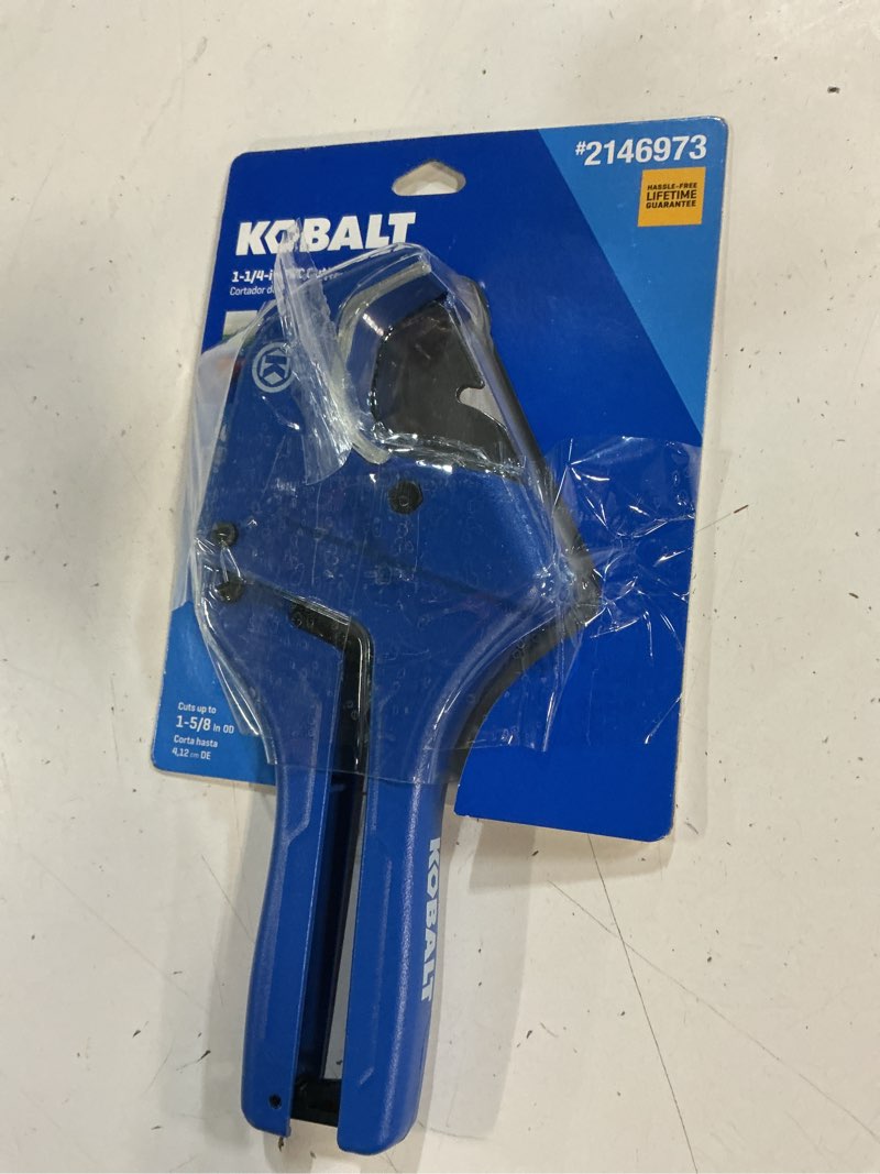Condition photo showing New/Like New for kobalt cutter 1-1/4-in pvc cutter