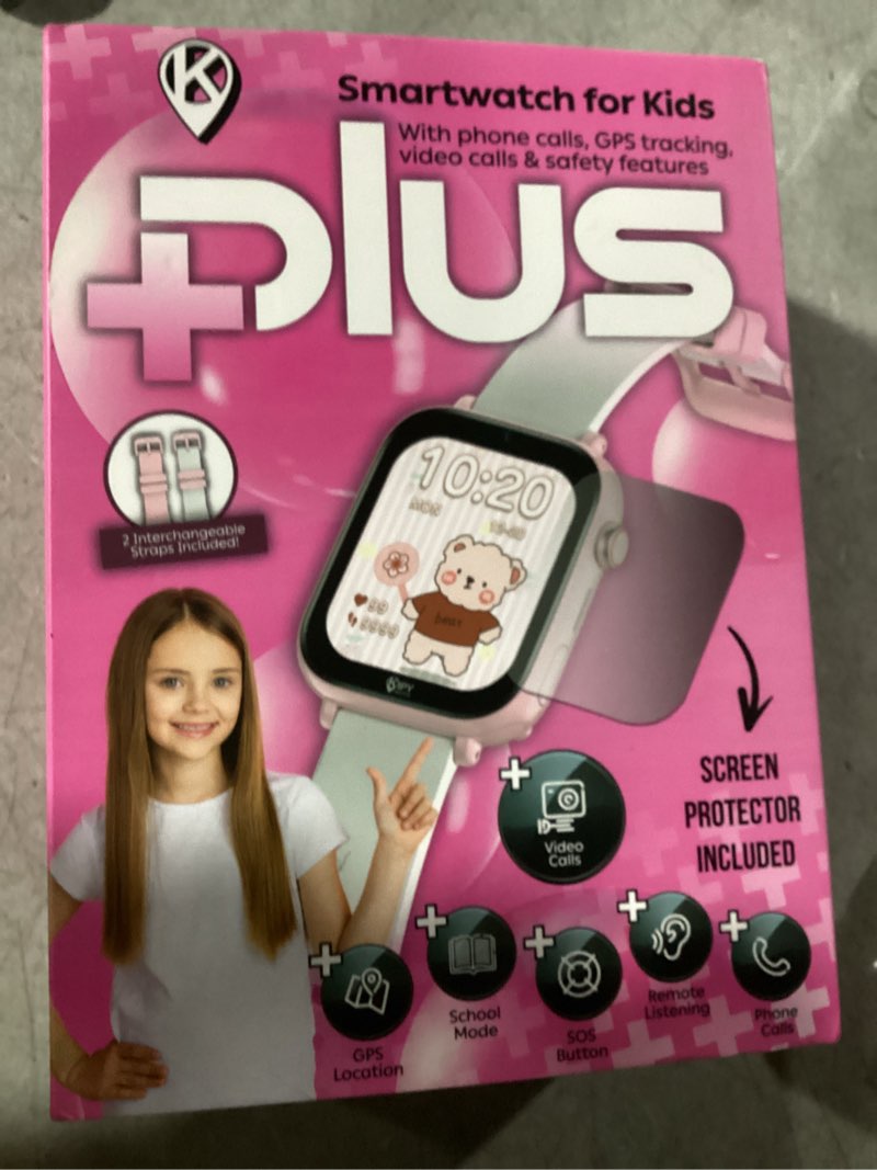 Condition photo showing New/Like New for Kids Watch for Girls Boys with IP68 Waterproof, Girls Watch with 19 Sports Modes, Sleep Tracking, Pedometer, Stopwatch, Kids Activity Tracker, Birthday Gifts for Girls Age 6-15 Years Old Purple