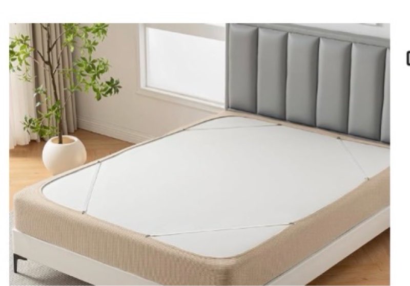elegant comfort box spring cover - stretchy and snug fit wrap around 4 sides bed skirt - jersey knit