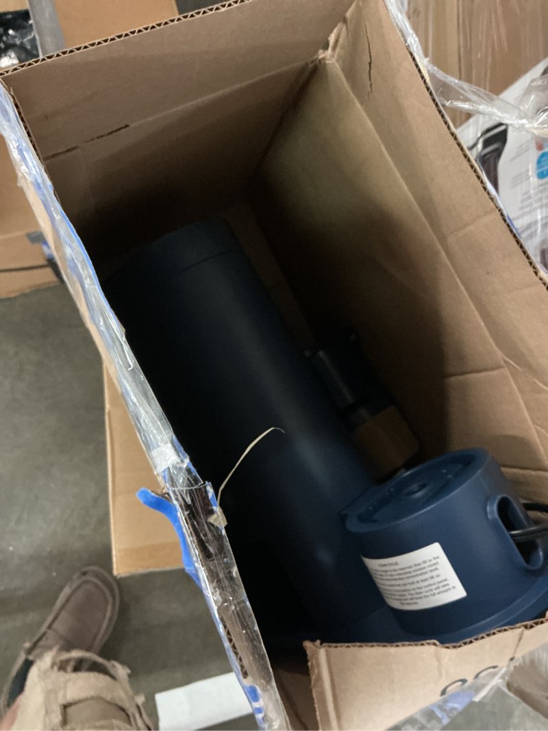 Condition photo showing As Is for ninja pods & grounds single-serve coffee maker, k-cup pod compatible, 56-oz. reservoir, 6-oz. cup to 24-oz. travel mug brew sizes, iced coffee maker, navy, pb041nv