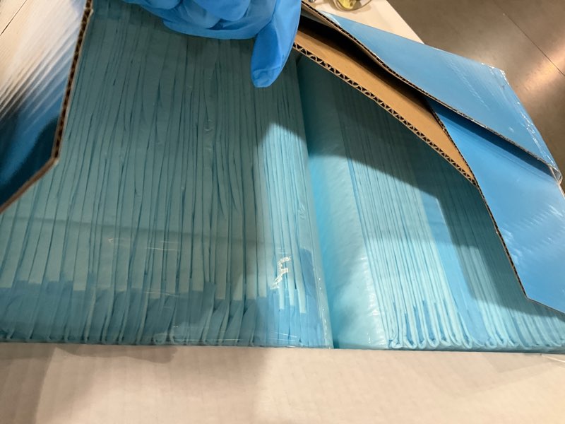 Condition photo showing Good Condition for 50 Count 36" x 36" Super Absorbency Disposable Underpads - Leakproof Quick Drying Pads for Baby, Puppy & Adults, Bed Pads, Incontinence & Dog Pee