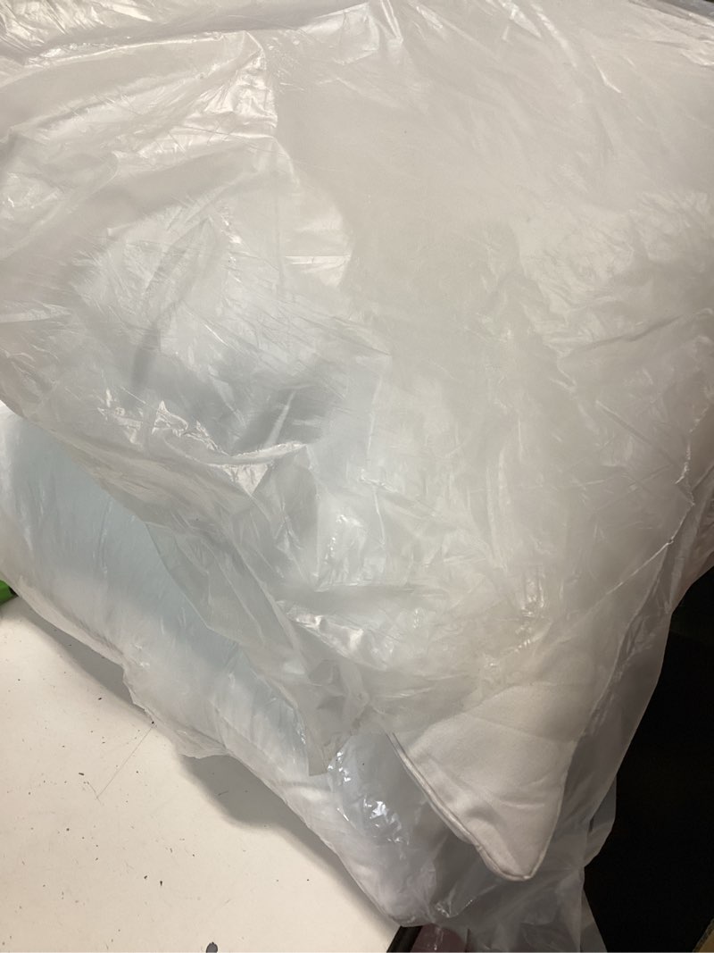 Condition photo showing As Is for miulee 18x18 inch pillows inserts, pack of 4 down alternative virgin filling comfy support throw pillows for sofa couch bed 4 18x18