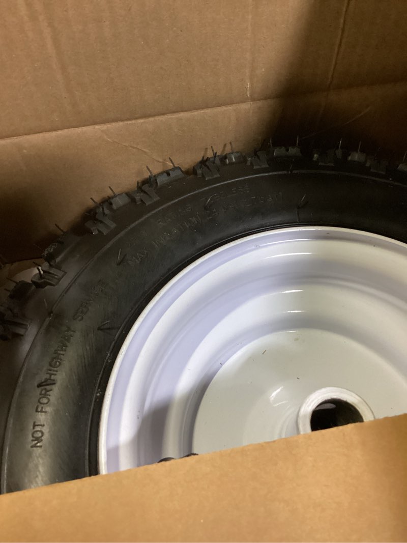 Condition photo showing New/Like New for 13x4.10-6 snowblower tire, ariens 07101238, 13" x4.10-6 snow blower tubeless tire and assemblies?1 pack? 1 pack - 13x4.10-6 snowblower tire