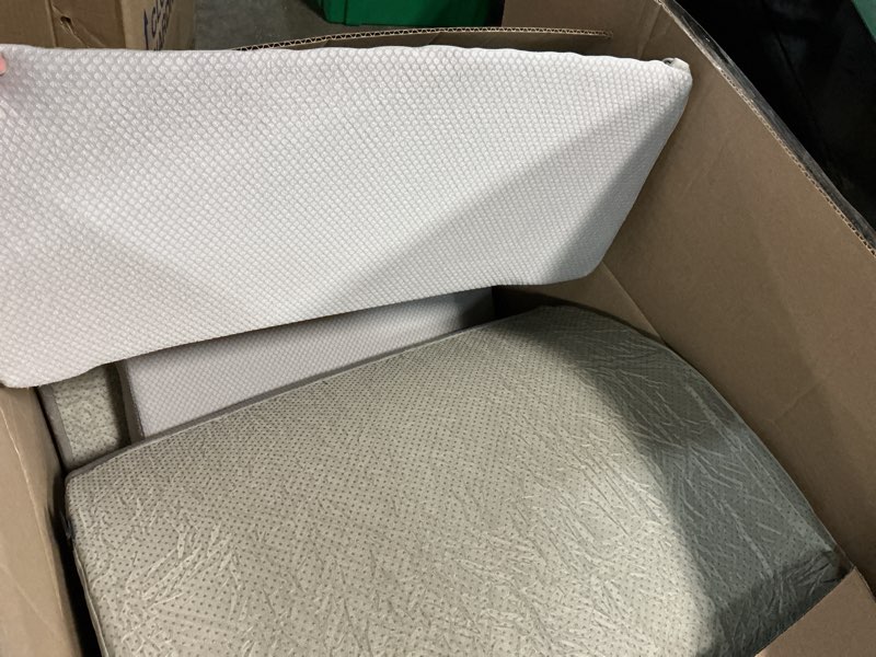 Condition photo showing Good Condition for 9pcs orthopedic bed wedge pillow set for after surgery recovery, body positioners for back and leg pain relief, adjustable memory foam comfort for sitting up in bed, ideal for adult acid reflux & gerd