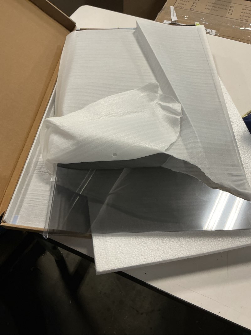 Condition photo showing Good Condition for [2 pack computer privacy screen shield compatible for 26/27 inch 16:9 widescreen desktop monitor - anti glare & blue light filter - hanging design for easy on/off 26 - 27 inch (diagonal)