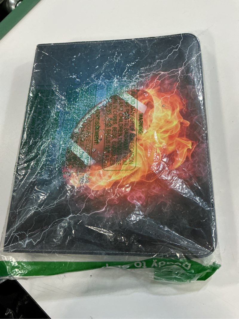 Condition photo showing Good Condition for Football Card Binder Compatible with Football Card, Baseball Card, Trading Card, MTG and Other TCG, Fits 900 Cards with 50 Removable Pages, Card Holder Collector for Standard Size Card 900 Cards Football Card Binder 900
