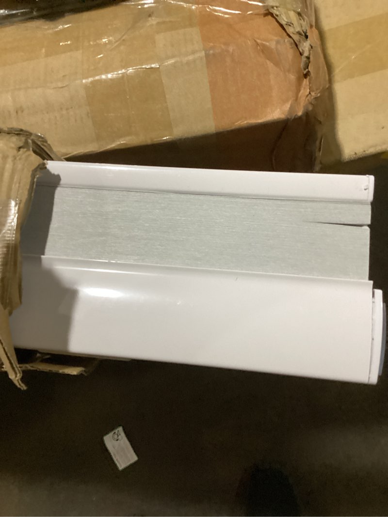 Condition photo showing As Is for tonature no drill cellular shades for indoor windows, thermal insulating & noise reducing honeycomb blinds, free stop cordless blackout shades, white,62" w x 64" h 62"w x 64"h white(blackout)