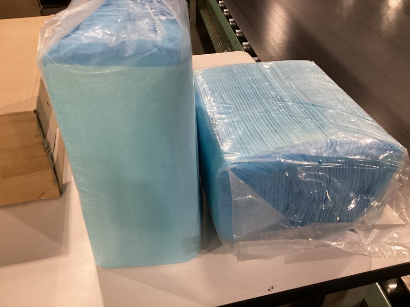 100 pack Puppy/pet Pads 6x17in. Blue