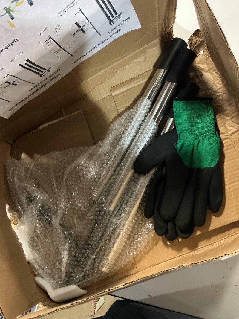 Condition photo showing Good Condition for weed puller tool stand up weeder with long handle & 4-claw steel head manual weed remover tool for lawn and garden (steel)