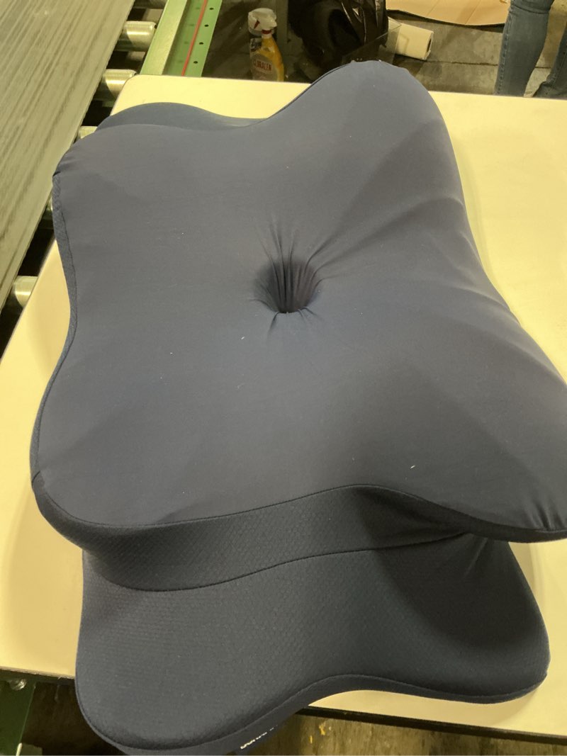 Condition photo showing Good Condition for Similar DONAMA Cervical Pillow for Neck and Shoulder,Contour Memory Foam Pillow,Ergonomic Neck Support Pillow for Side Back Stomach Sleepers with Pillowcase Light Grey Queen Size 24.8\"Lx14.96\"Wx5.51\"H