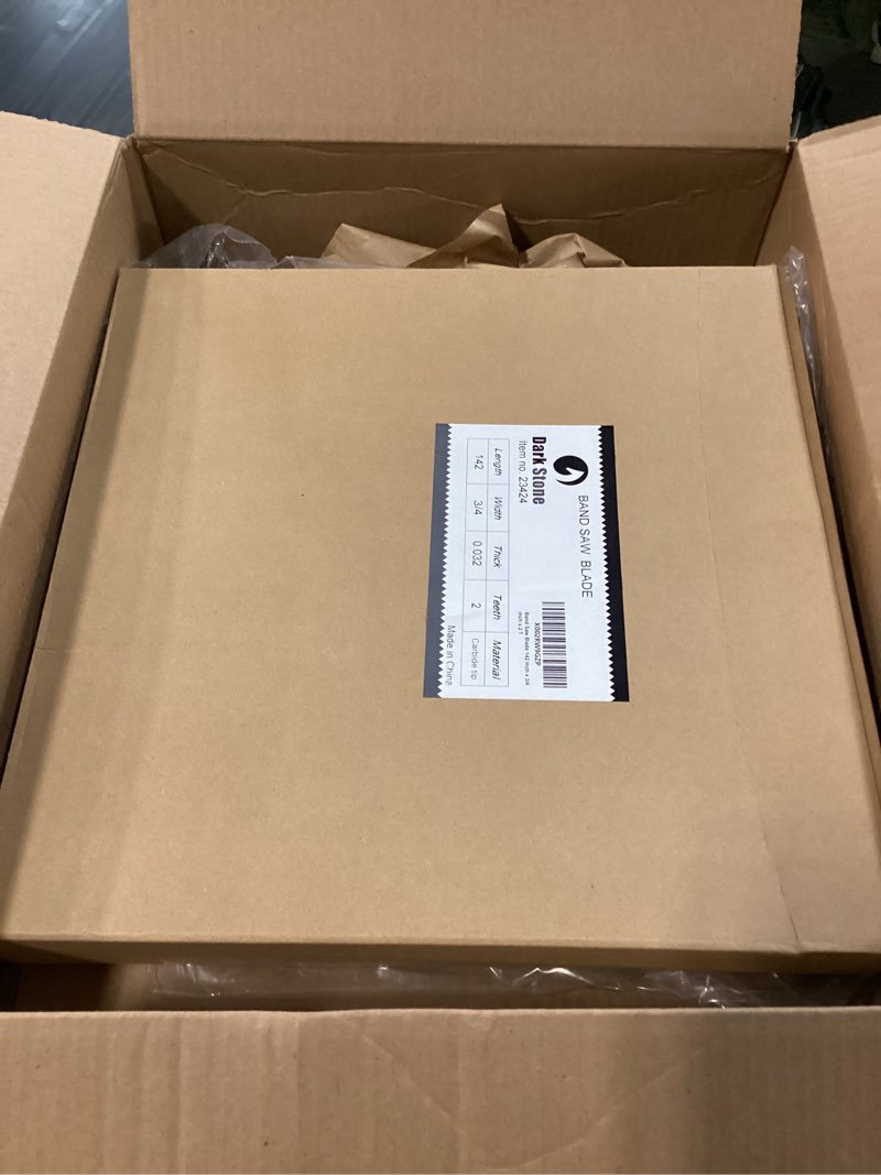 Condition photo showing New/Like New for Dark Stone 142" Carbide-Tipped Resaw Bandsaw Blade, 3/4" x 2 TPI — Long-Life Carbide Teeth with Hook