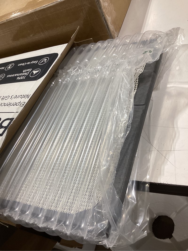 Condition photo showing Good Condition for Stone Bath Mat Diatomaceous Earth Shower Mat Non-Slip Super Absorbent Diatomite Stone Mats for Bathroom Floor Quick-Drying Easy to Clean (24''*16'' Grey)