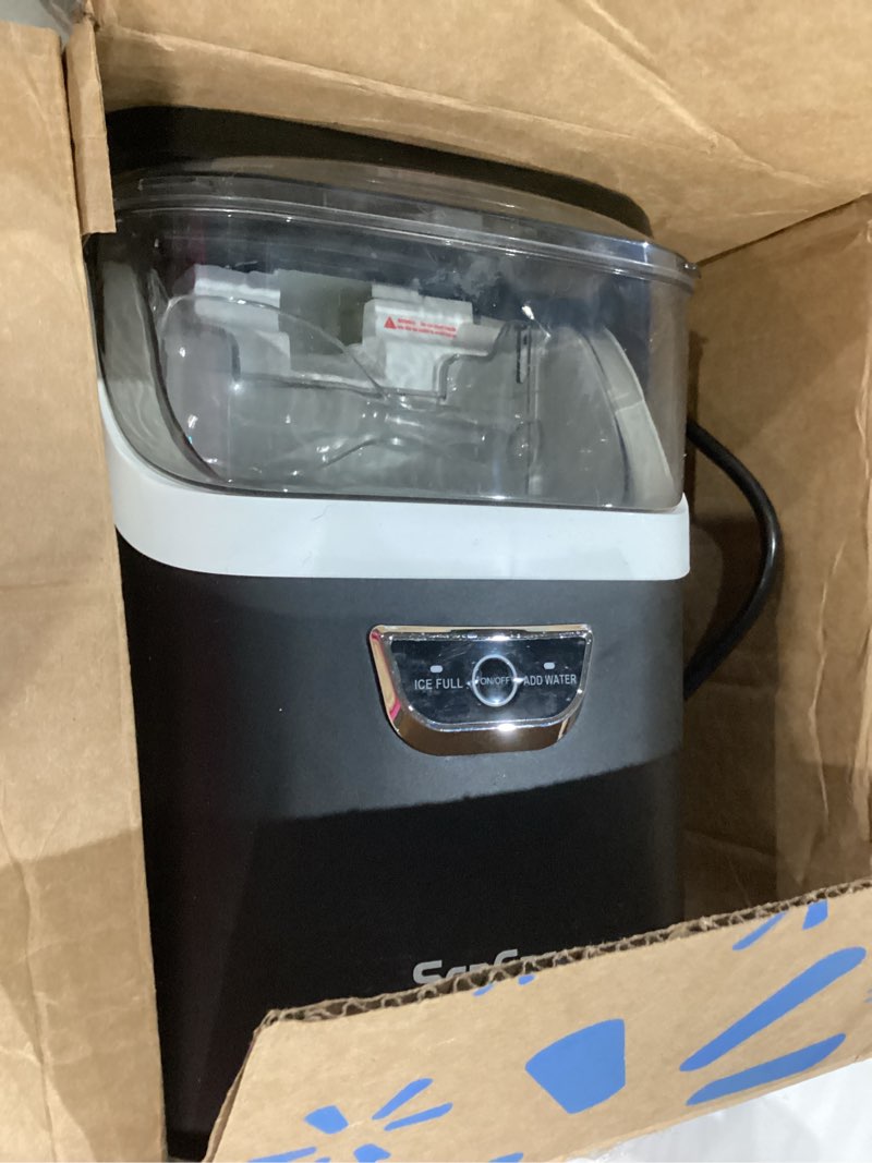 Condition photo showing Good Condition for nugget ice maker with handle, 40lbs/day countertop ice maker ready in 5 mins, soft sonic ice, auto-cleaning ice makers portable ice machine for home kitchen office party & large families