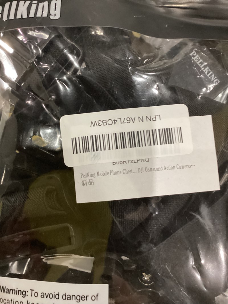 Condition photo showing Good Condition for PellKing Mobile Phone Chest Strap Harness Mount Head Strap Holder Kit for POV/VLOG,Cell Phone Clip Compatible with iPhone,Samsung,GoPro Hero 9, 8,7, 6, 5, 4, 3,2, 1,AKASO,DJI Osmo,and Action Cameras…