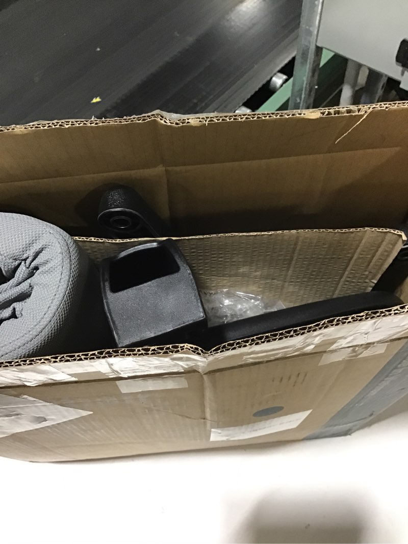 Condition photo showing Good Condition for Sweetcrispy Office Computer Desk Chair, Ergonomic Low-Back Mesh Rolling Work Swivel Chairs with Wheels, Armless Comfortable Seat Lumbar Support for Home, Bedroom, Study, Student, Adults, Grey